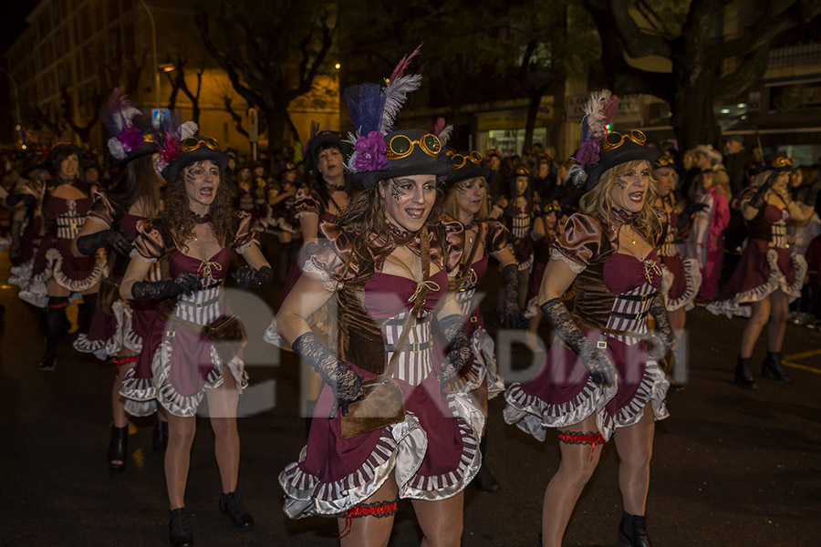 Rua del Carnaval de Les Roquetes del Garraf 2017